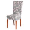 Potah na židli s potiskem  - Natahovací elastický potah